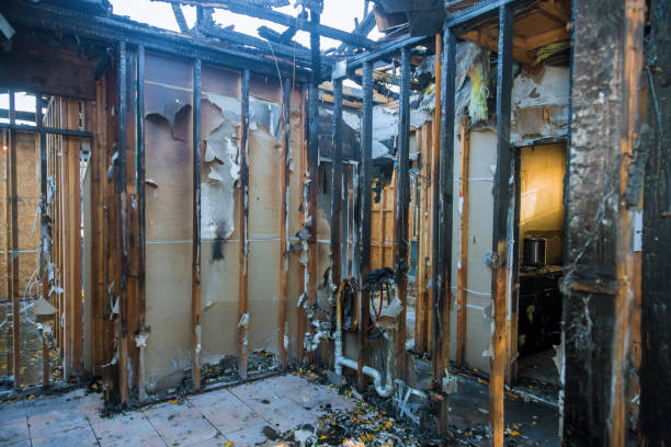 Professional Emergency Fire Cleanup technician working in Palm Springs, FL